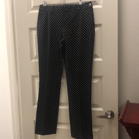 Ralph Lauren Black and White Ankle Pant - Picture 2 of 3